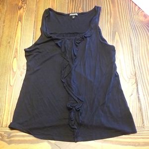 Express ruffled tank size medium